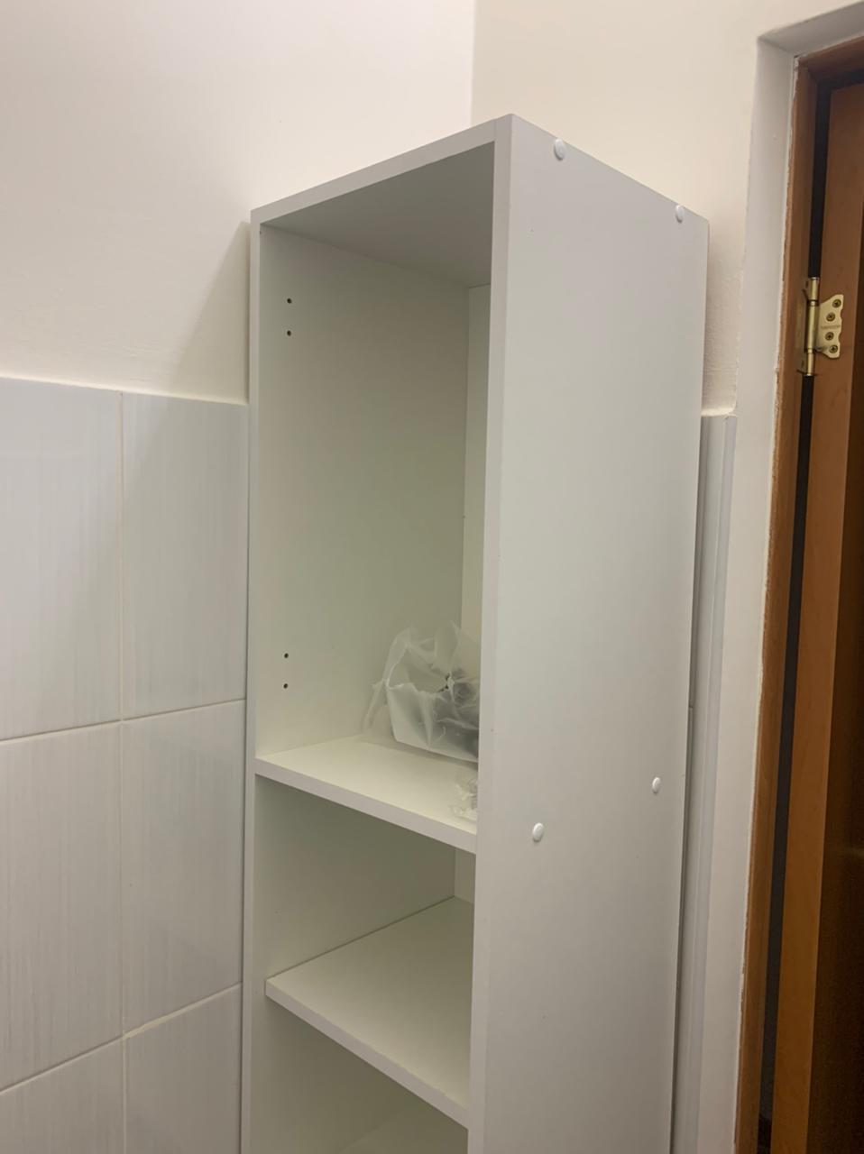Фотография покупателя товара Пенал для ванной комнаты, белый, 33 х 33 х 185 см - Фото 46