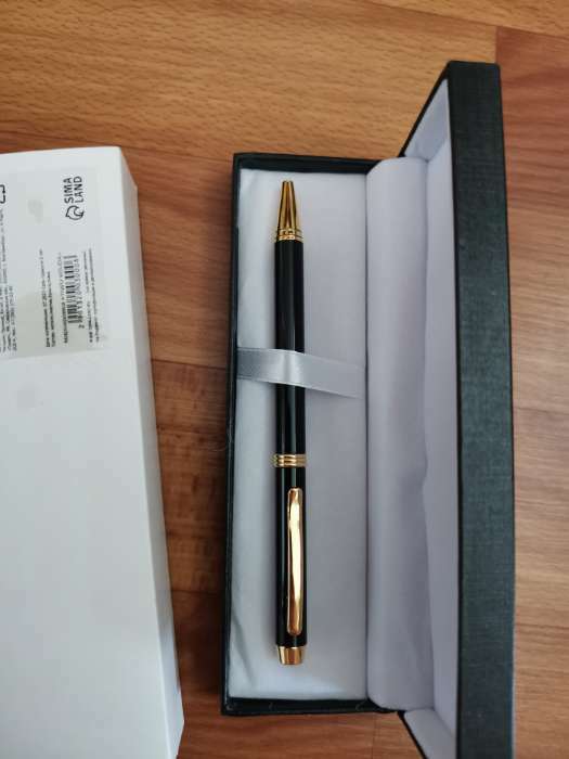 Фотография покупателя товара Ручка подарочная, шариковая «Проект» в кожзам футляре, поворотная - Фото 1