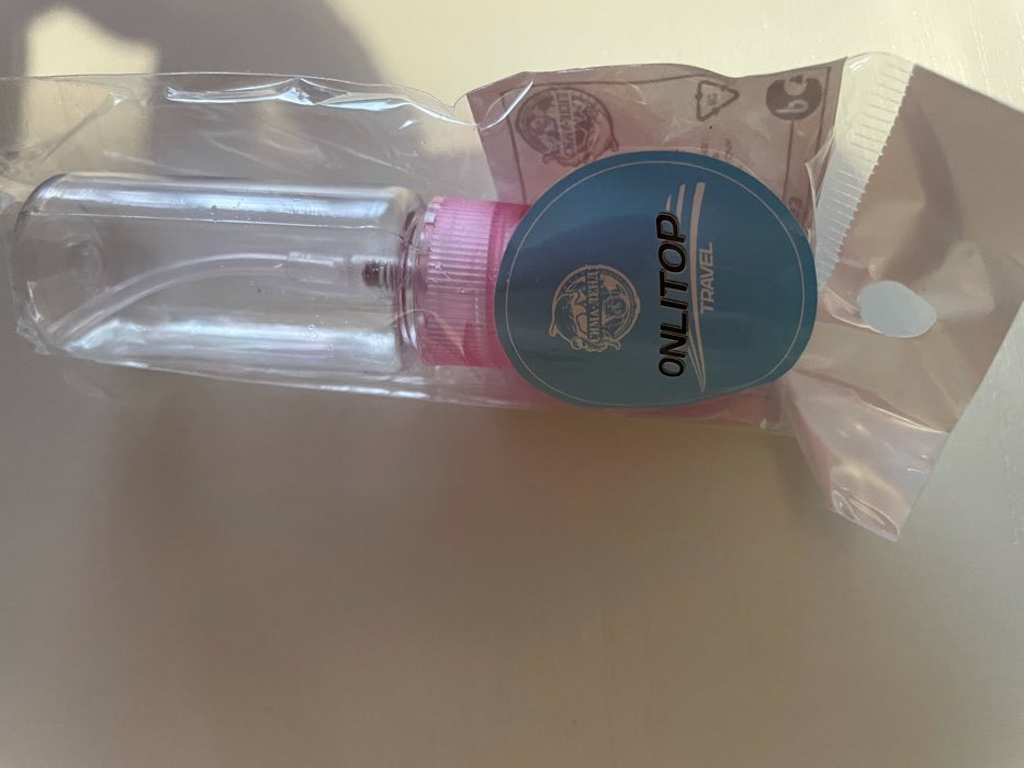 Фотография покупателя товара Бутылочка для хранения, с распылителем, 20 мл, цвет МИКС/прозрачный