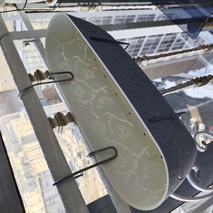 Фотография покупателя товара Держатель для балконного ящика, металл, набор 2 шт. - Фото 6