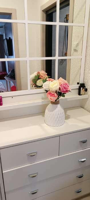 Фотография покупателя товара Цветы искусственные "Роза венесуэльская" 8х23 см, розовый - Фото 1