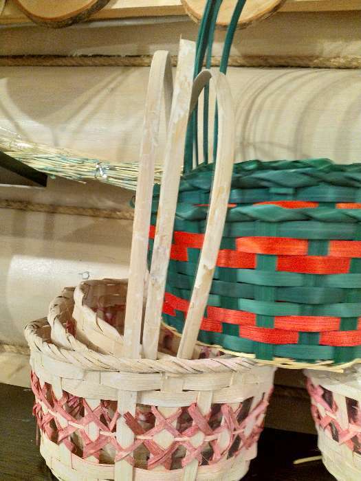 Фотография покупателя товара Набор корзин плетеных, бамбук, 3 шт, 16х16х10/30 см - Фото 2