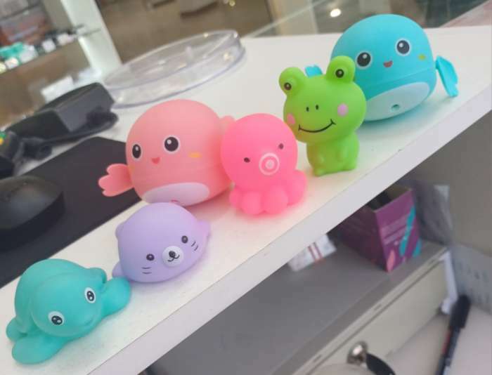 Фотография покупателя товара Резиновые игрушки для ванны Крошка Я «Собачки», с пищалкой, в наборе 6 шт. - Фото 1