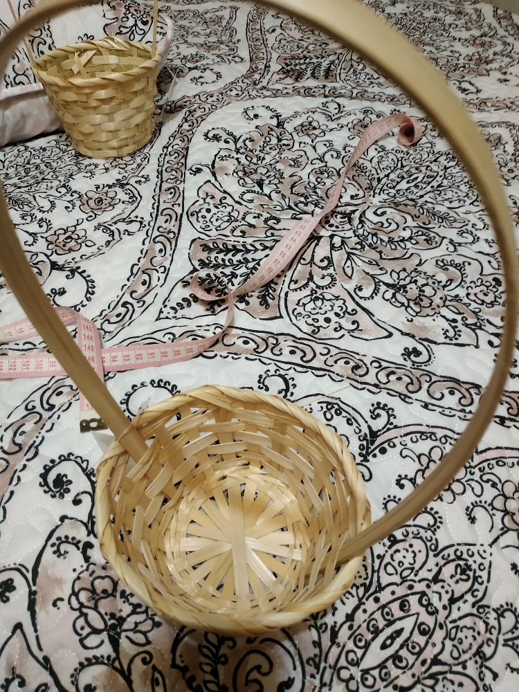 Фотография покупателя товара Корзина плетёная, D13 x H9.5/28см , бамбук, зеленый - Фото 74