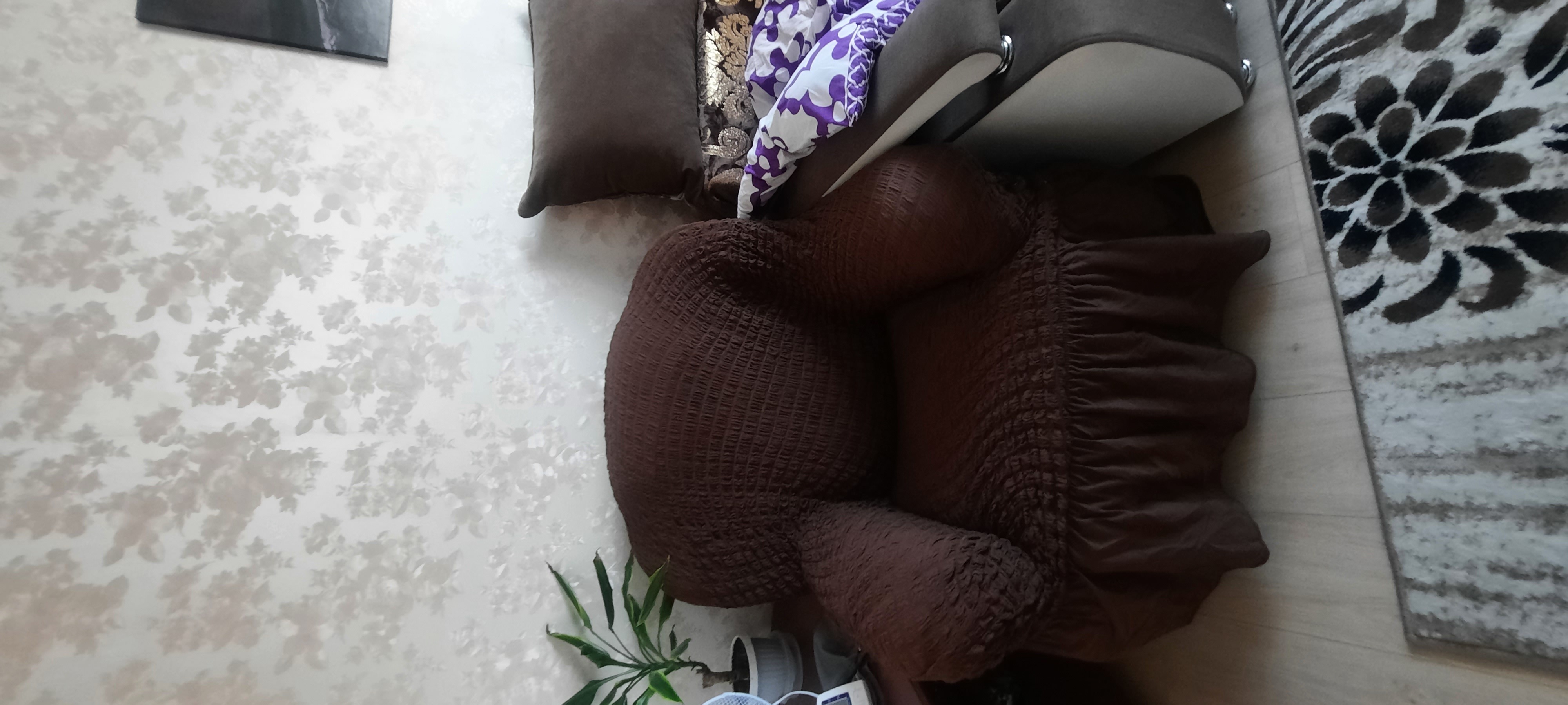 Фотография покупателя товара Чехол для кресла BULSAN, цвет фиолетовый - Фото 8