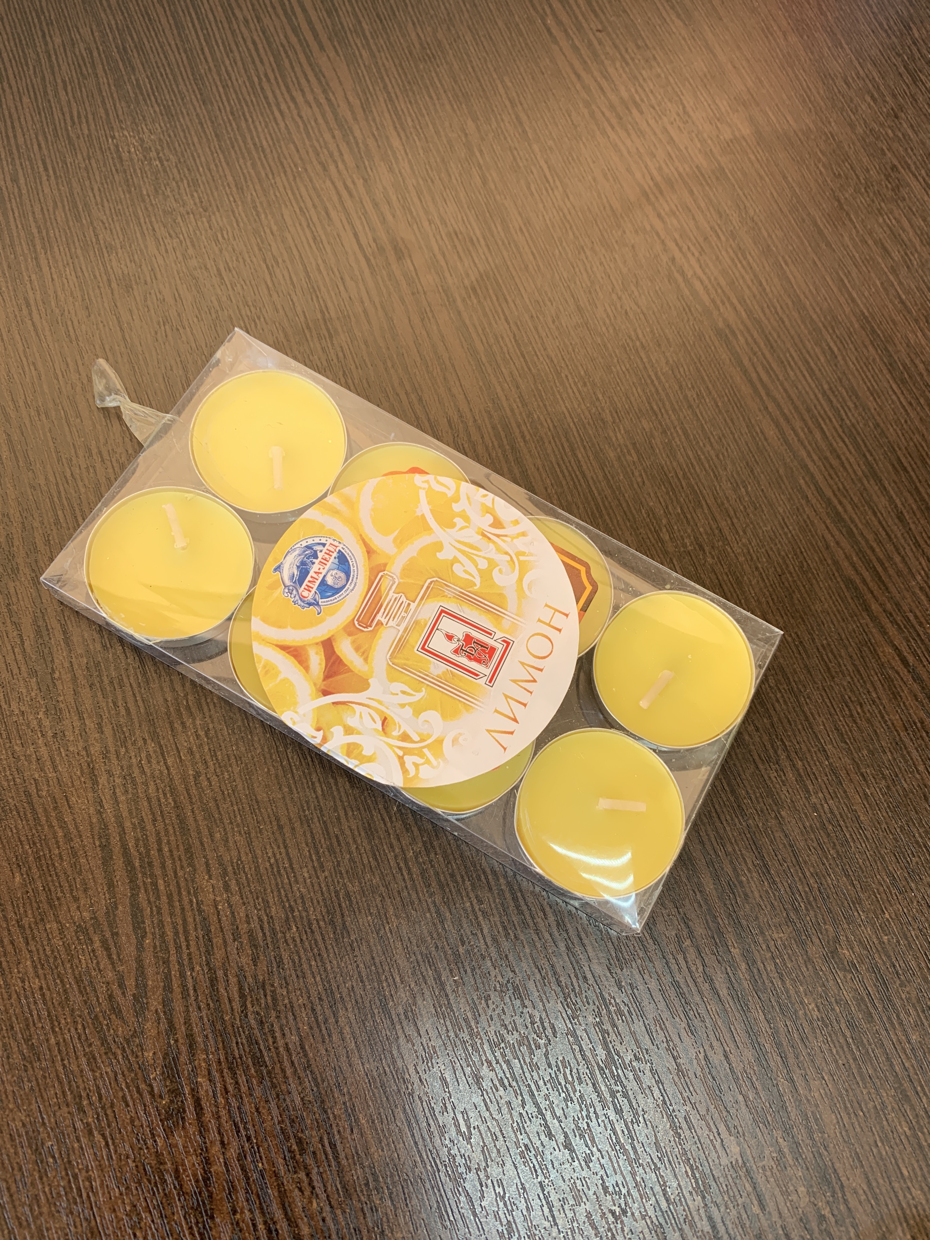 Фотография покупателя товара Набор свечей чайных ароматических, 6 шт, лимон
