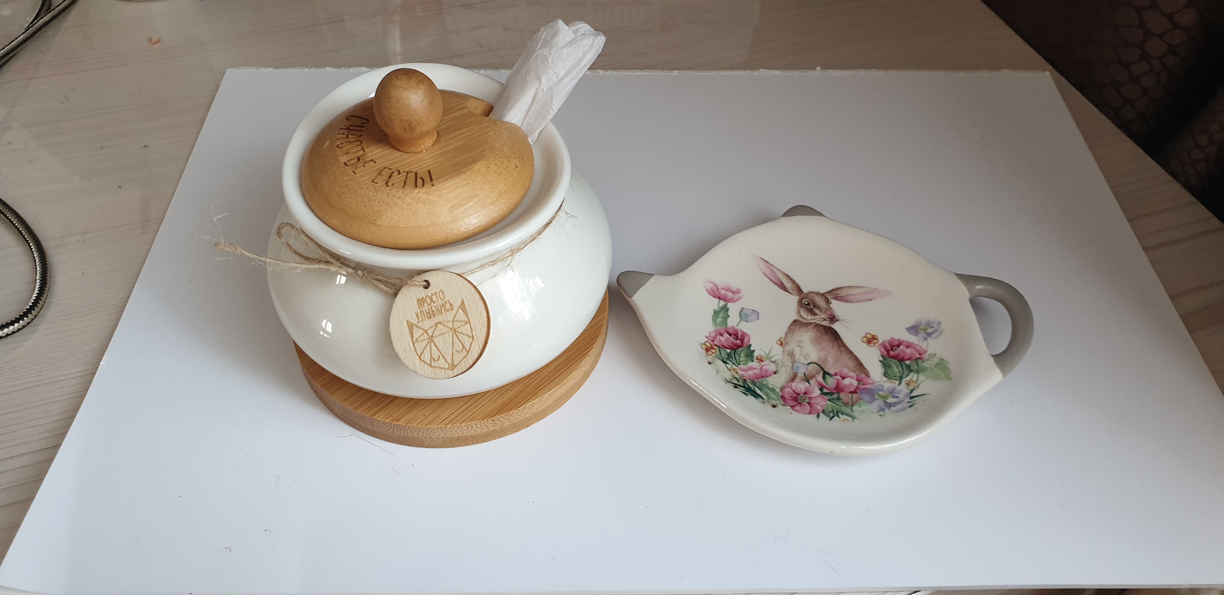 Фотография покупателя товара Подставка под чайный пакетик Доляна «Лаванда», 12×9 см, цвет белый - Фото 26