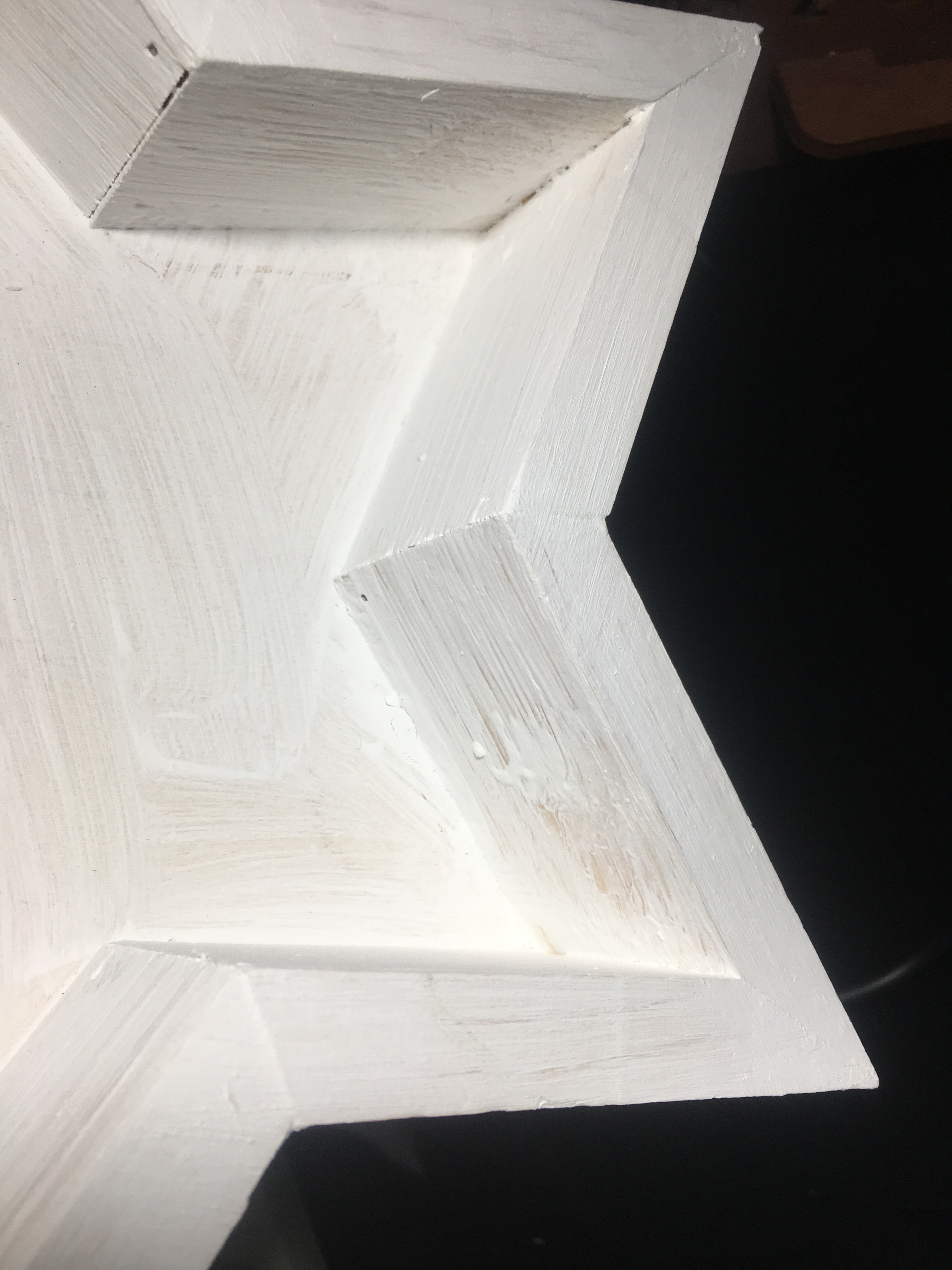 Фотография покупателя товара Кашпо деревянное 27×27×4.5 см "Звезда", белая кисть - Фото 3