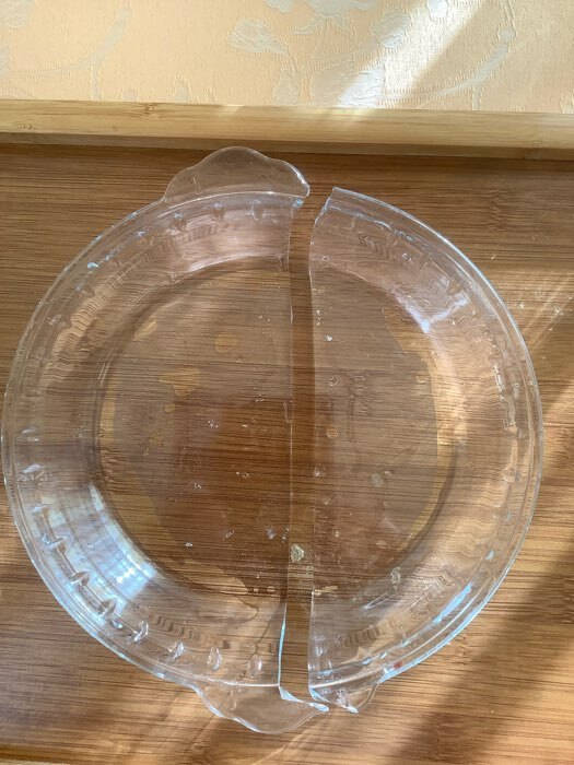 Фотография покупателя товара Форма для запекания и выпечки из жаропрочного стекла круглая Доляна «Фуэго», 700 мл, 22,7×20×3,6 см, с ручками