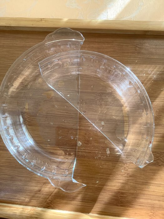 Фотография покупателя товара Форма для запекания и выпечки из жаропрочного стекла круглая Доляна «Фуэго», 700 мл, 22,7×20×3,6 см, с ручками - Фото 1