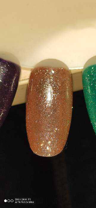Фотография покупателя товара Гель-лак для ногтей "Сверкающая платина", трёхфазный LED/UV, 10мл, цвет 023 тёмно-синий - Фото 13
