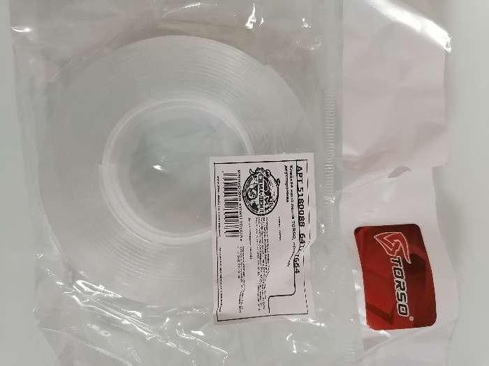 Фотография покупателя товара Клейкая нано лента TORSO, прозрачная, двусторонняя, акриловая 12 мм х 3 м - Фото 10