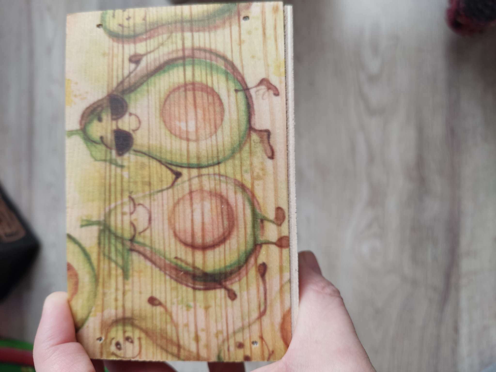 Фотография покупателя товара Кашпо деревянное "Авокадо"14,5×12,5×8,5 см