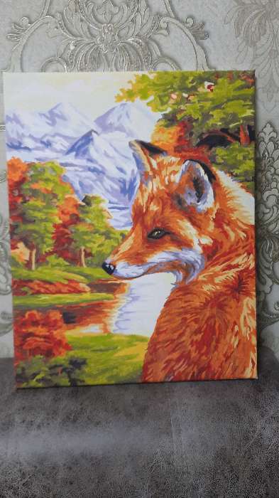 Фотография покупателя товара Картина по номерам «Лисичка» 40*50 - Фото 1