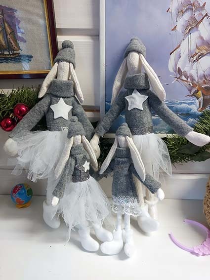 Фотография покупателя товара Кукла Тильда «Домашние зайки Вэри и Бэри», набор для шитья, 15,6 × 22,4 × 5,2 см - Фото 1