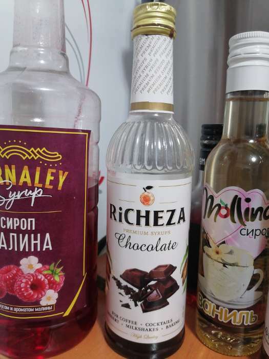 Фотография покупателя товара Сироп RICHEZA «Шоколад» 0,33 л