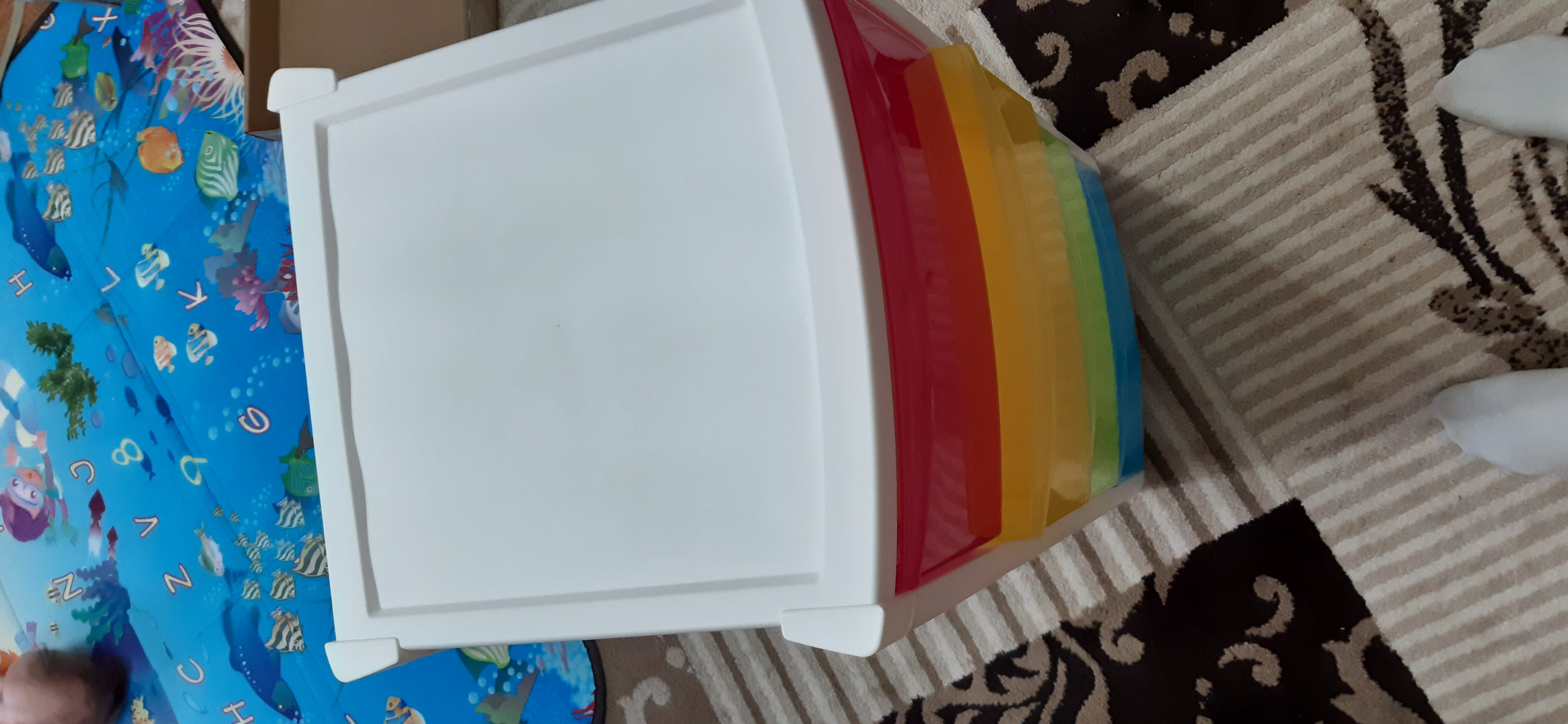 Фотография покупателя товара Комод 4-х секционный «Радуга», разноцветный