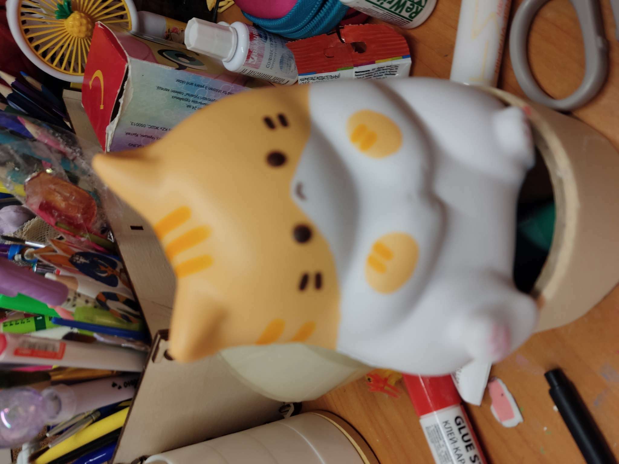 Фотография покупателя товара Сквиш игрушка - антистресс «Толстый котик», МИКС - Фото 7