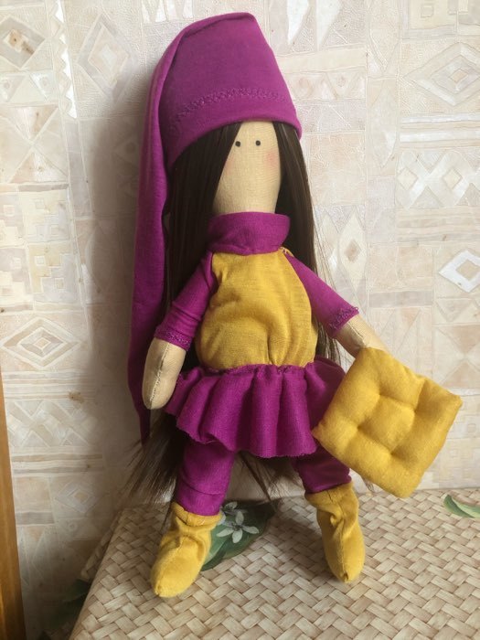 Фотография покупателя товара Набор для шитья. Интерьерная кукла «Сьюзен», 40 см - Фото 5