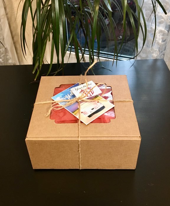 Фотография покупателя товара Коробка самосборная, с окном, крафт, 19 х 18 х 9 см - Фото 8