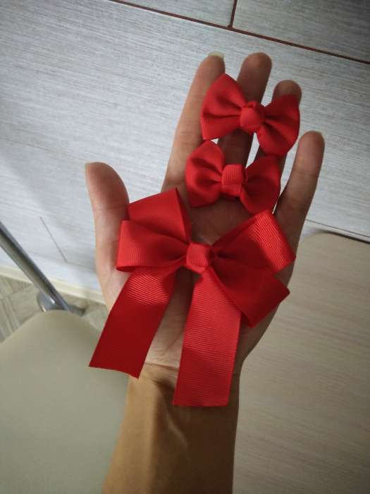 Фотография покупателя товара Зажимы для волос «Классика», набор 3 шт., красные - Фото 7