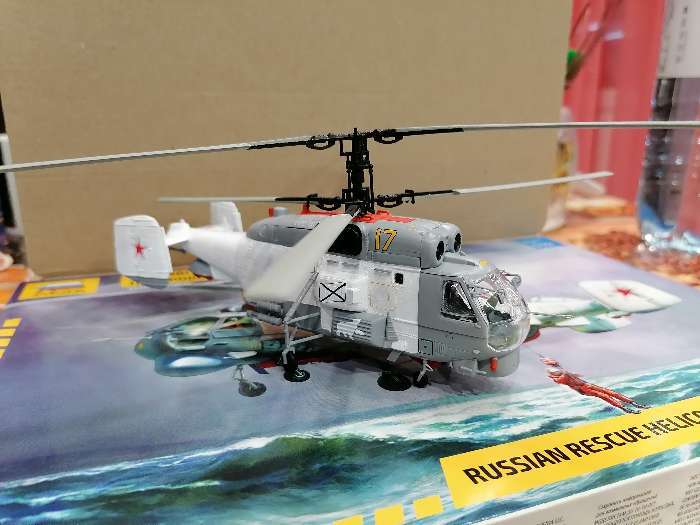 Фотография покупателя товара Сборная модель «Российский корабельный поисково-спасательный вертолёт» - Фото 3