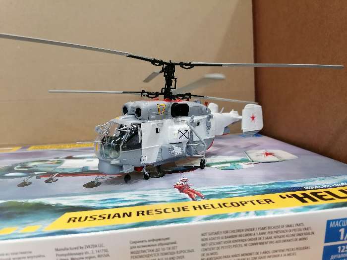 Фотография покупателя товара Сборная модель «Российский корабельный поисково-спасательный вертолёт» - Фото 4