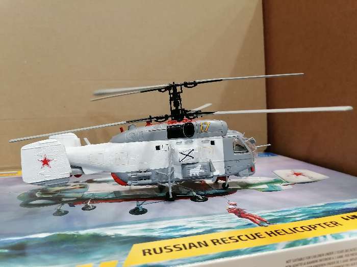 Фотография покупателя товара Сборная модель «Российский корабельный поисково-спасательный вертолёт» - Фото 6