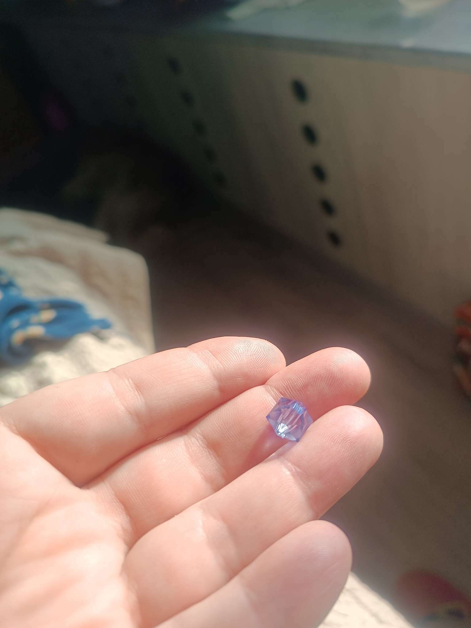 Фотография покупателя товара Бусины пластик "Кристалл многогранник. Ночная синь" прозрачный набор 20 гр 1х1х1 см - Фото 15