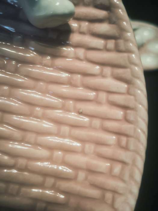 Фотография покупателя товара Блюдо сервировочное Доляна «Зайка», 26×19.5×10.5 см, доломит, розовый - Фото 2