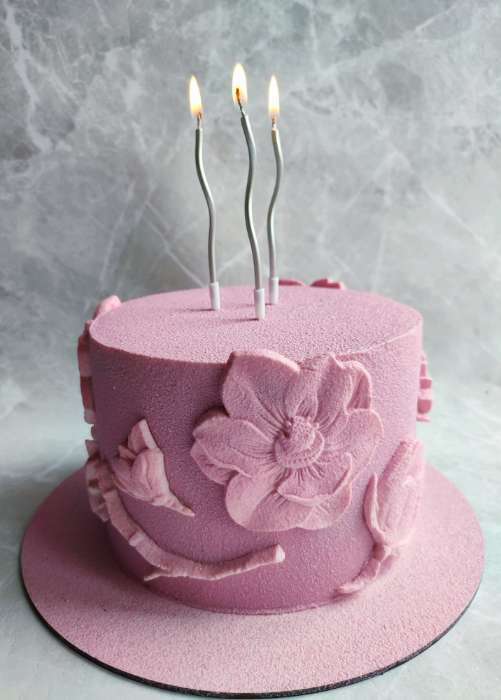 Фотография покупателя товара Свечи для торта витые "Серпантин" 6  шт, коктейльные, розовый блик - Фото 13