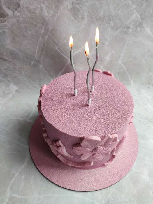 Фотография покупателя товара Свечи для торта витые "Серпантин" 6  шт, коктейльные, рубиновые - Фото 10