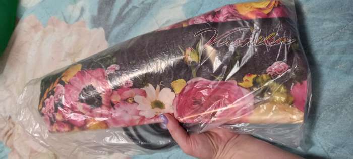 Фотография покупателя товара Пакет "Вероника", полиэтиленовый с пластиковой ручкой, 37х35 см, 90 мкм - Фото 3