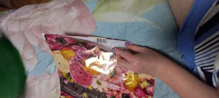 Фотография покупателя товара Пакет "Вероника", полиэтиленовый с пластиковой ручкой, 37х35 см, 90 мкм - Фото 4