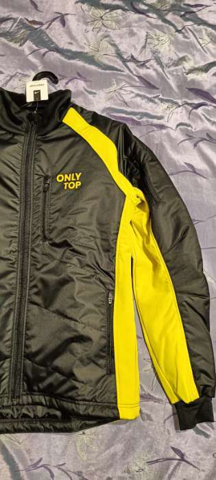 Фотография покупателя товара Куртка утеплённая ONLYTOP, black/yellow, р. 52 - Фото 6