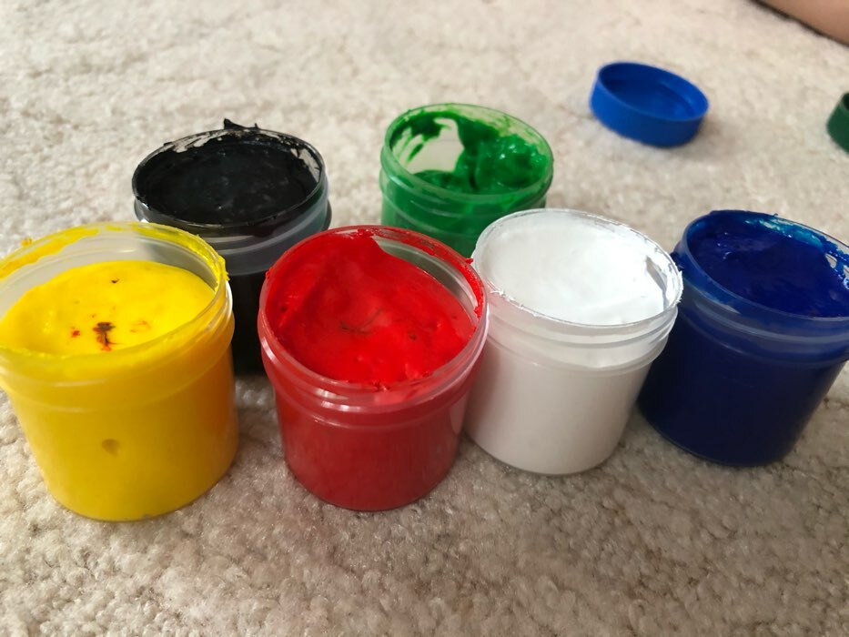 Фотография покупателя товара Краски пальчиковые набор 6 цветов х 40 мл, Спектр, 240 мл, "Яркая забава" (от 3-х лет) - Фото 3