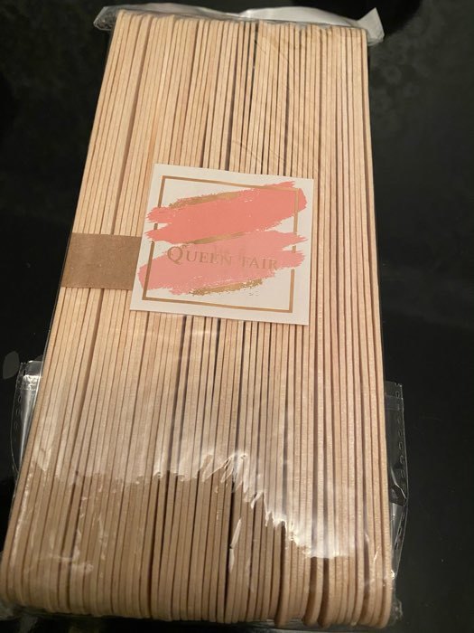 Фотография покупателя товара Шпатели для депиляции, деревянные, 11,4 × 1,4 см, 50 шт - Фото 3