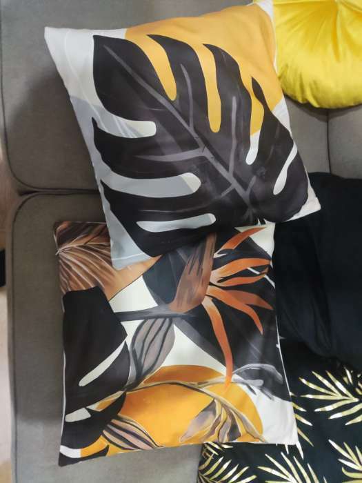 Фотография покупателя товара Набор декоративных наволочек Этель Summer 45×45 см - 2 шт., велюр - Фото 5