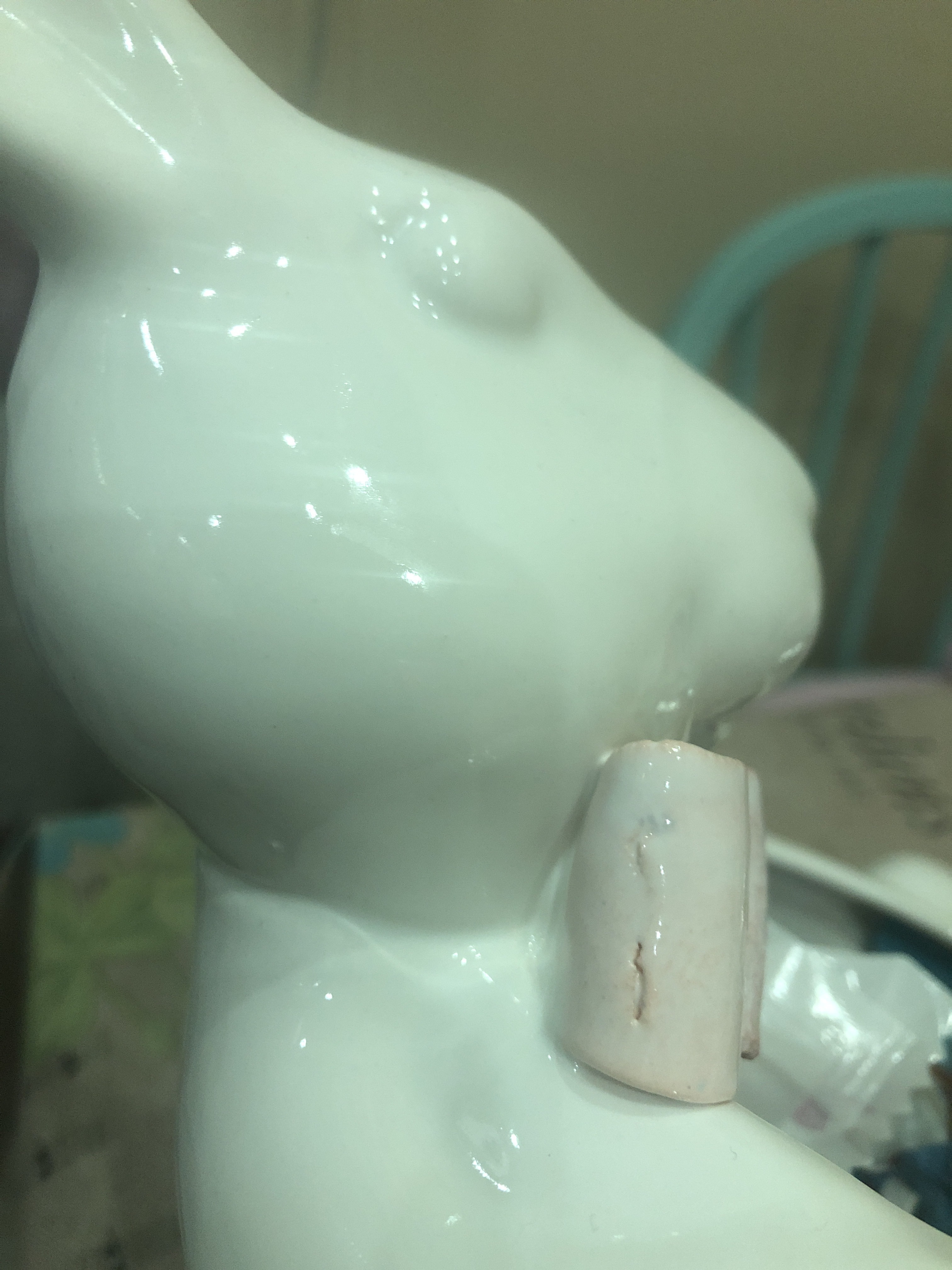 Фотография покупателя товара Конфетница "Кролик", белая, 26х16х14 см, авторская работа - Фото 2