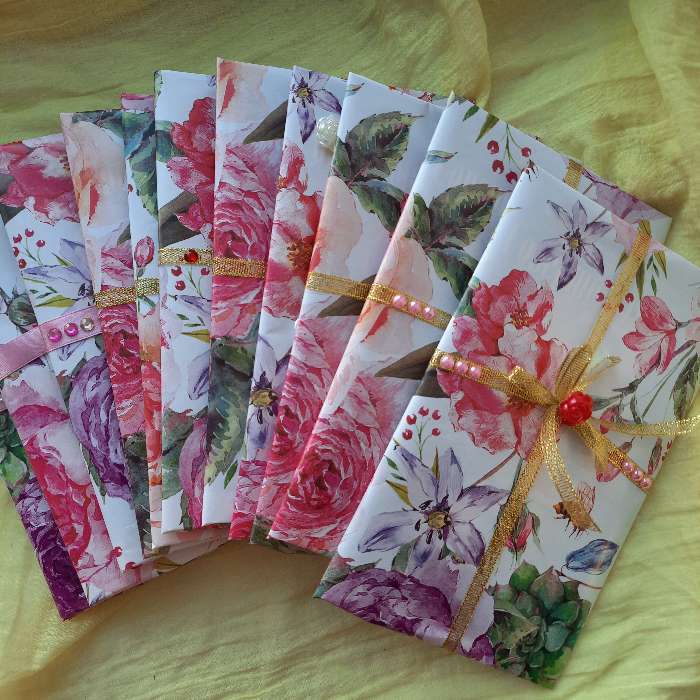 Фотография покупателя товара Бумага упаковочная глянцевая «Летние цветы», 70 х 100 см - Фото 2