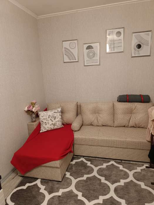 Фотография покупателя товара Угловой диван «Верона Лайт», еврокнижка, левый угол, велюр, цвет серый - Фото 2
