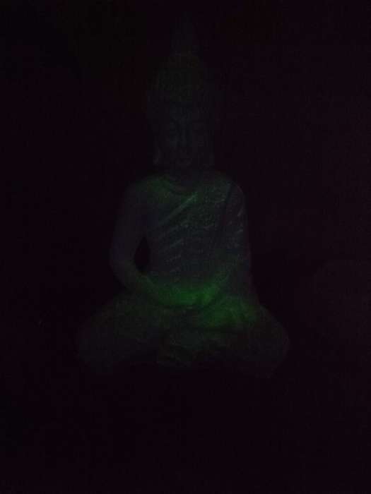 Фотография покупателя товара Фигура "Будда малый" бронза 24х16х10см - Фото 2