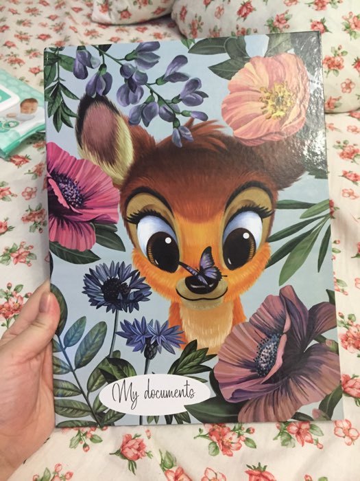 Фотография покупателя товара Папка для документов «Бэмби», Disney - Фото 1