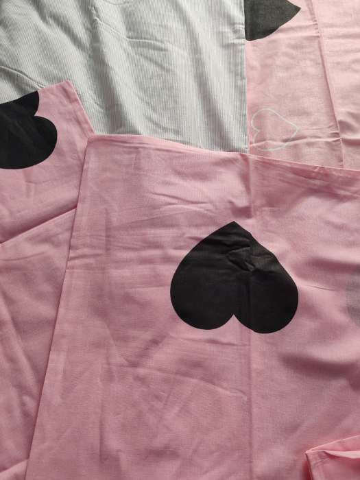 Фотография покупателя товара Постельное белье Этель евро Pink heart 200*217 см,240*220 см,70*70 см -2 шт - Фото 2
