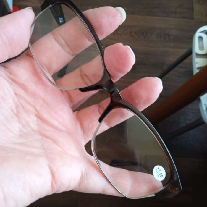 Фотография покупателя товара Готовые очки GA0141 (Цвет: C2 коричневый; диоптрия: +1,5; тонировка: Нет) - Фото 2