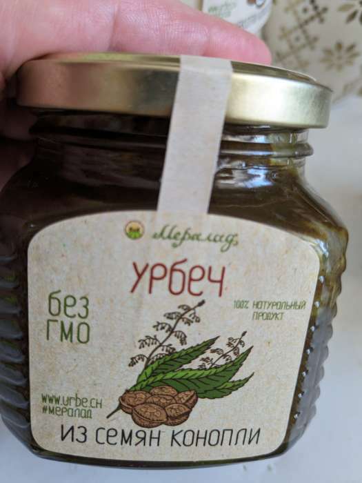 Фотография покупателя товара Урбеч из семян конопли, 230 г
