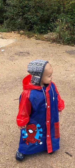 Фотография покупателя товара Дождевик детский, размер S, 92-98 см, Человек-Паук - Фото 3
