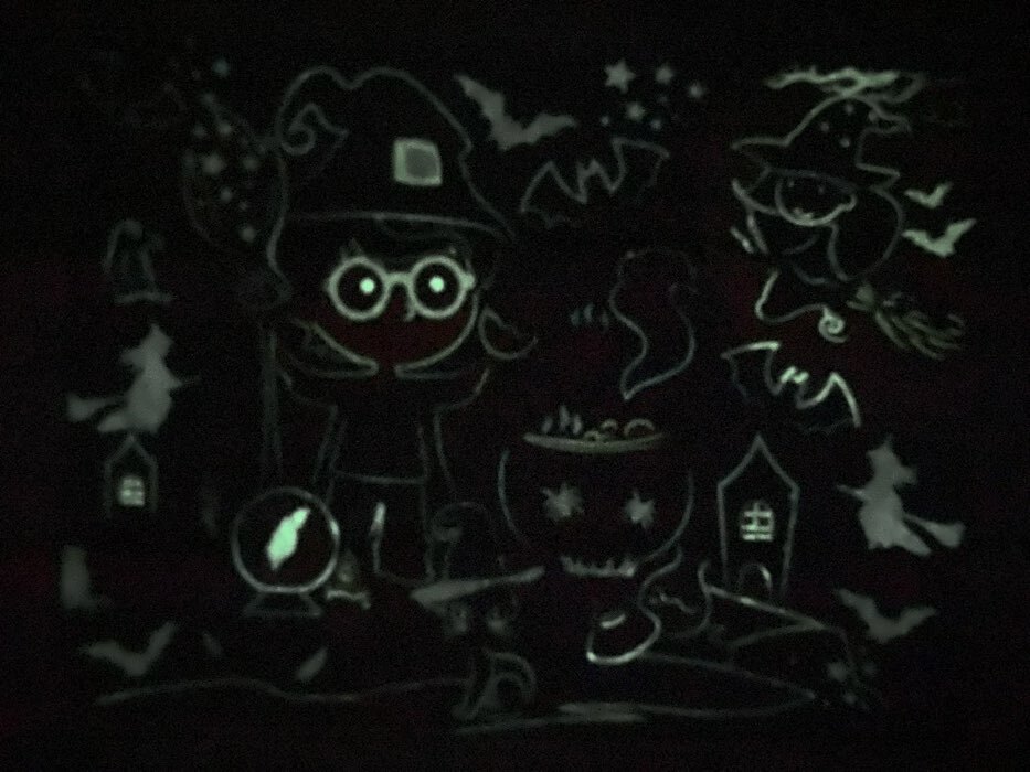 Фотография покупателя товара Пазлы светящиеся в темноте «Ночь колдовства», 88 деталей - Фото 3