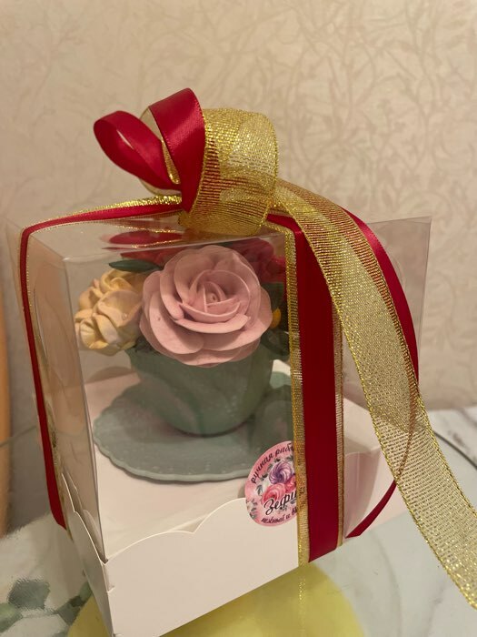 Фотография покупателя товара Коробка для пирожных, белый, 14.5×14.5×17.5 см Кондитерская упаковка - Фото 15