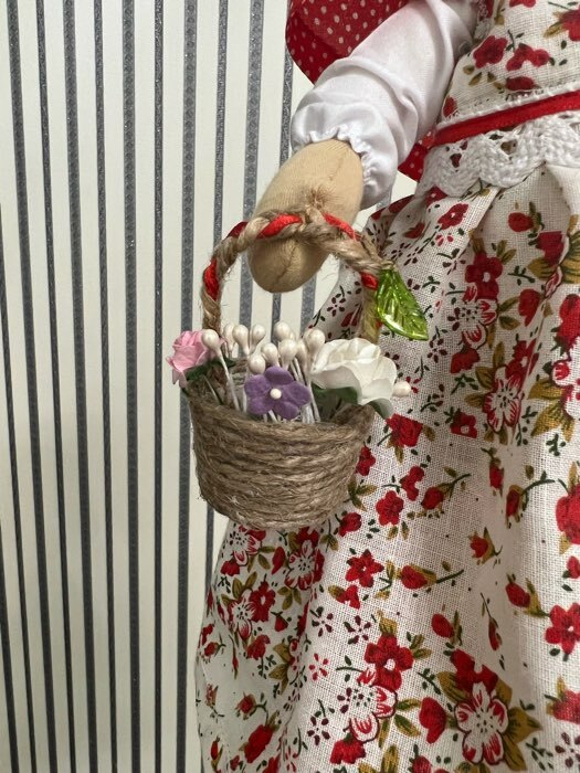 Фотография покупателя товара Набор для шитья. Интерьерная кукла «Василина», 30 см - Фото 1